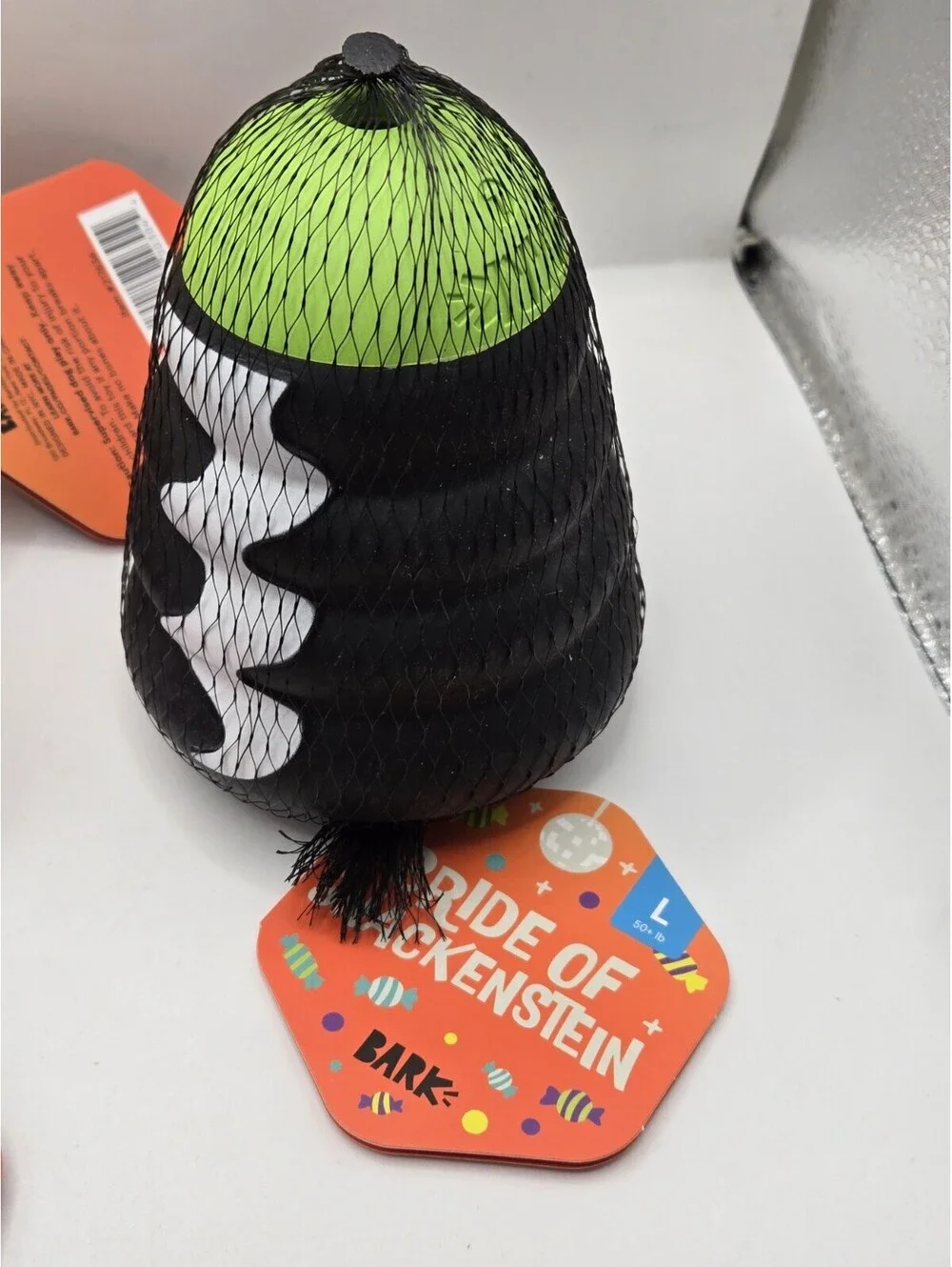 BARK BarkBox Super Chewer Halloween Dog Toy Lot L Candy Yak-O-Lantern Bat Bride